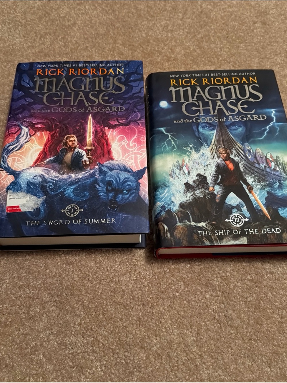 Paperbacks Magnus Chase Book Set - Blue & Purple Covers